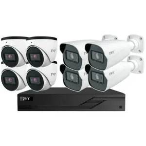 IP SET 8 kamer 2MPix - NVR 208 ELN + 4x TD-9422S4 + 4x TD-9525S4