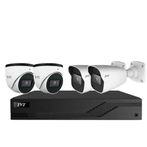 PoE SET 4 kamery 2MPix - NVR 204 POE ELN + 2x TD-9524S4 + 2x TD-9421S4