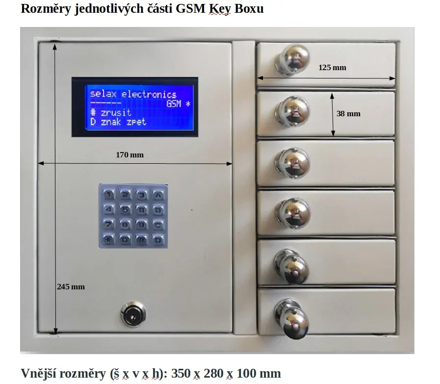 GSM Key Box - SELAX GKB-06A